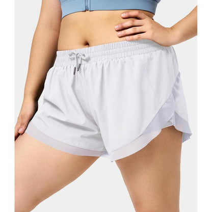 Low Rise Drawstring Fitness Shorts